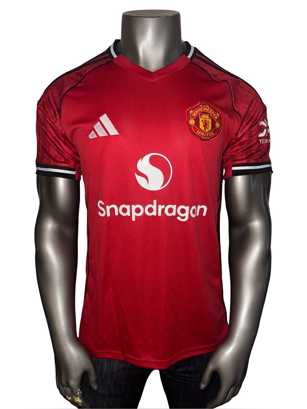 NWT! Adidas Manchester United 25/26 Men’s 2XL Slim Fit Home Jersey Red